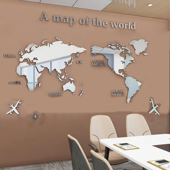 Lisslune | Globe Vision World Map Sticker