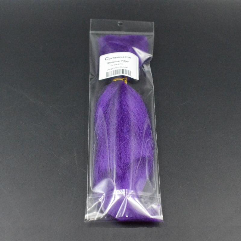 Lisslune | Premium Fly-Tying Fiber Set: 12 Vibrant Colors for Creative Streamer Designs