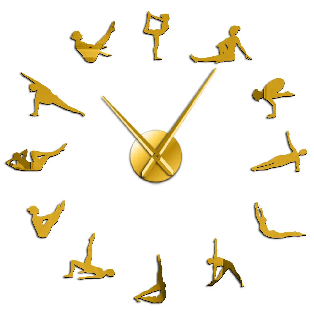 Lisslune | Pilates Poses DIY Wall Clock