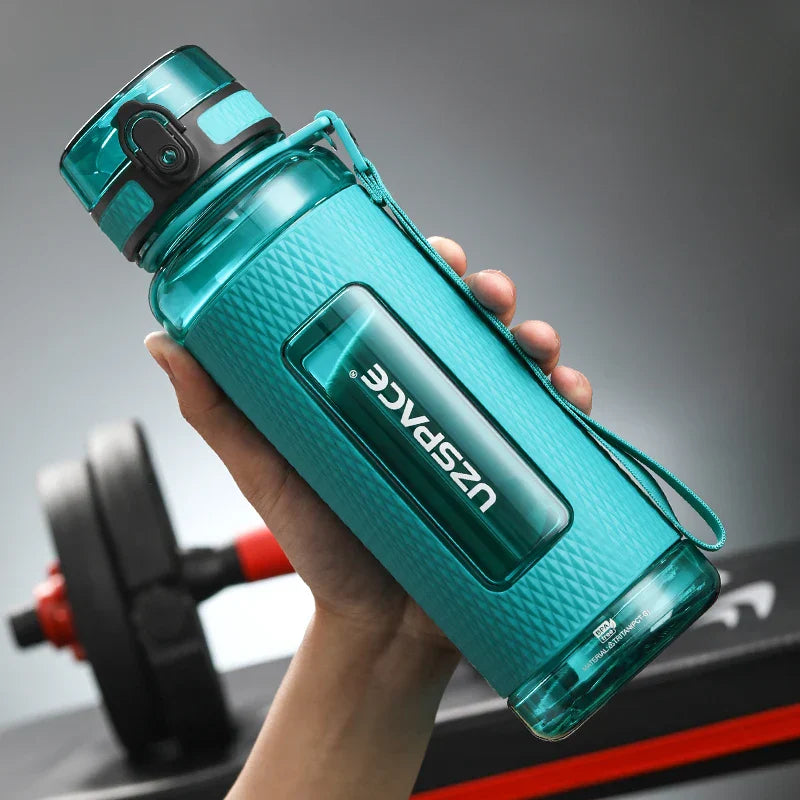 Lisslune | UZSPACE Sport Water Bottles, BPA-free, portable, impact-resistant, leak-proof, large capacity, fitness water kettle, Tritan plastic drinking bottle