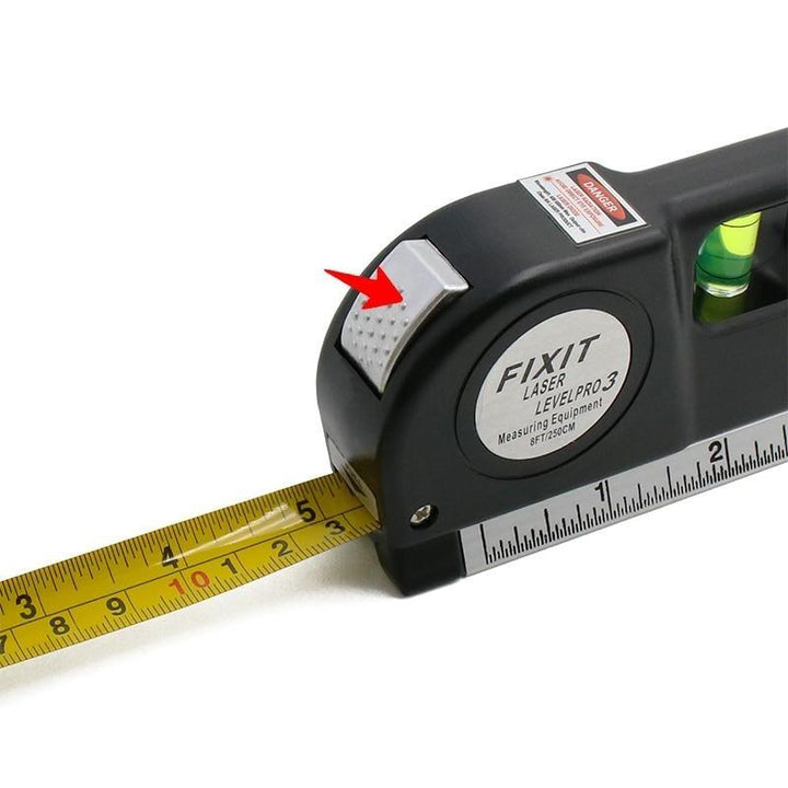 Lisslune | Laser level with measuring tape