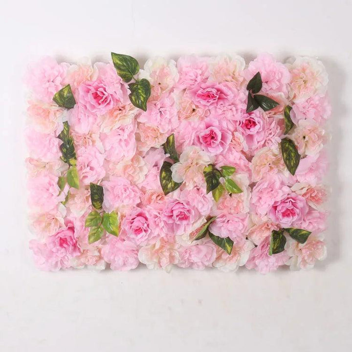 Lisslune | Elegant Flower Wall Art Handmade with Cotton, Silk and Artificial Flowers