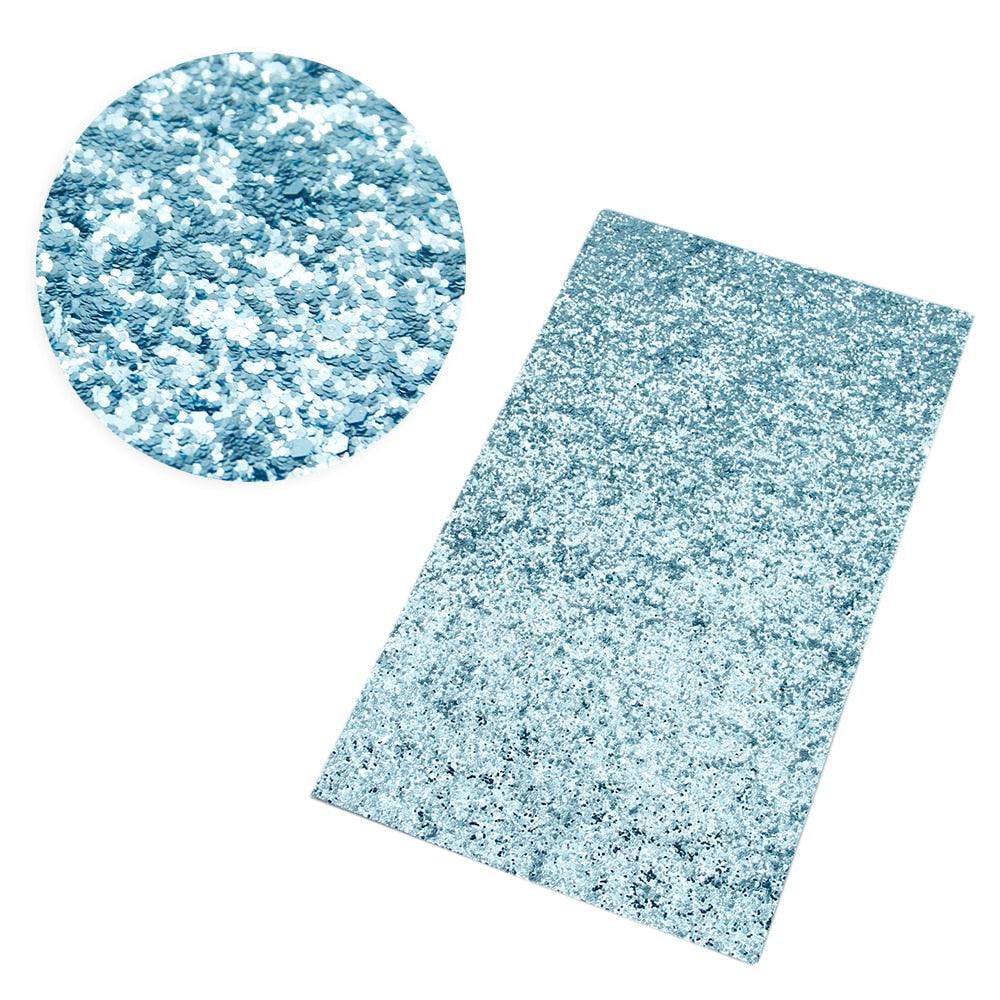 Lisslune | Glamorous Chunky Glitter Synthetic Leather Sheets - Ultimate DIY Craft Material