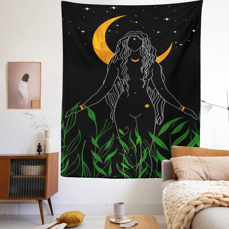 Lisslune | Bohemian Style Moon Energy Wall Hanging Decor