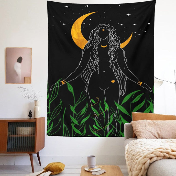 Lisslune | Bohemian Style Moon Energy Wall Hanging Decor