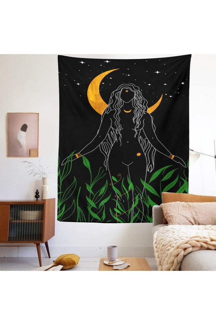 Lisslune | Phase Girl Psychedelic Tapestry