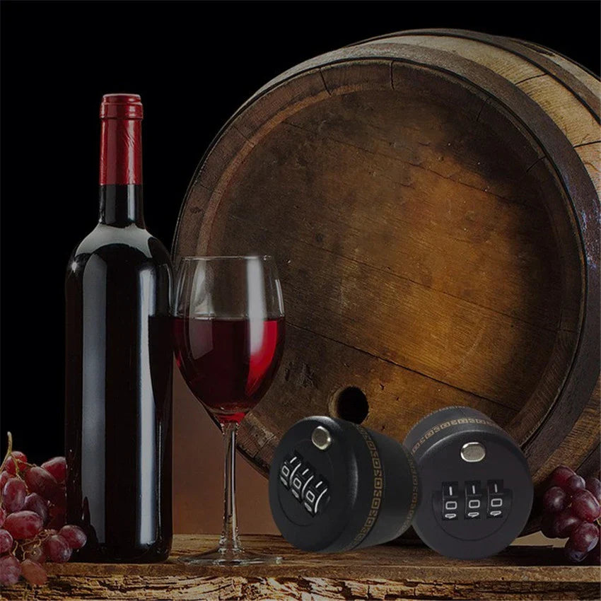 Lisslune | Drink Safe Reusable Childproof Password Lock Wine Bottle Stopper