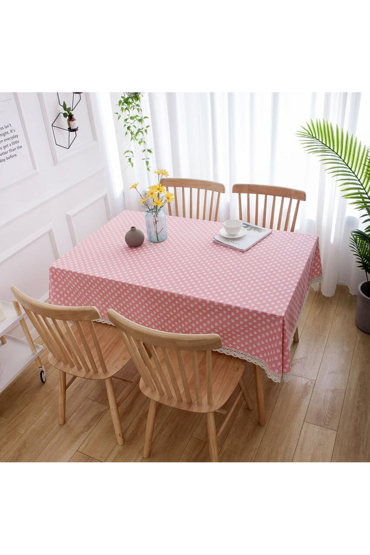 Lisslune | Heart Pattern Tablecloth