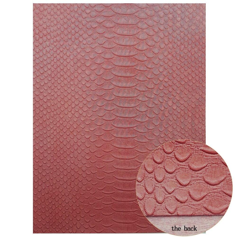 Lisslune | Exquisite Alligator Pattern Vegan Leather Crafting Sheets - Premium DIY Essentials