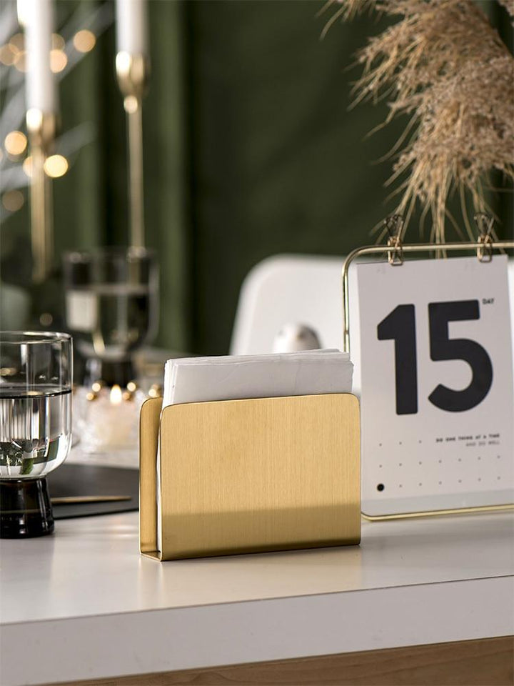 Lisslune | Napkin Holder - SteelElegance - Simple & Stylish - Sustainable Stainless Steel