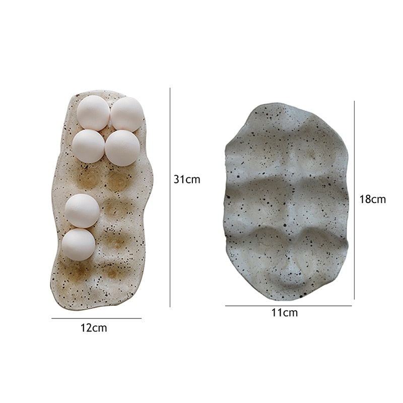 Lisslune | Nordic Resin Egg Storage Tray