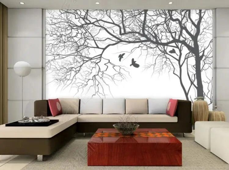 Lisslune | Peaceful Tropical Oasis 3D Wall Mural - Custom Sizes Available