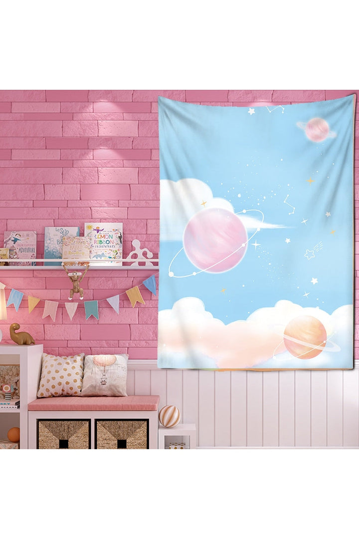 Lisslune | Pink Wall Tapestry