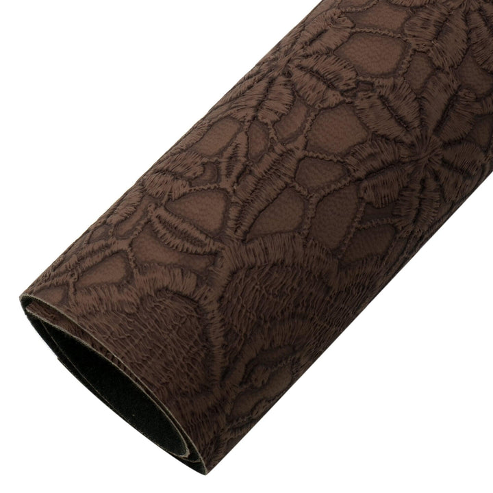 Lisslune | Chic Bloom: Premium Synthetic Leather Craft Sheets for Creative Expression