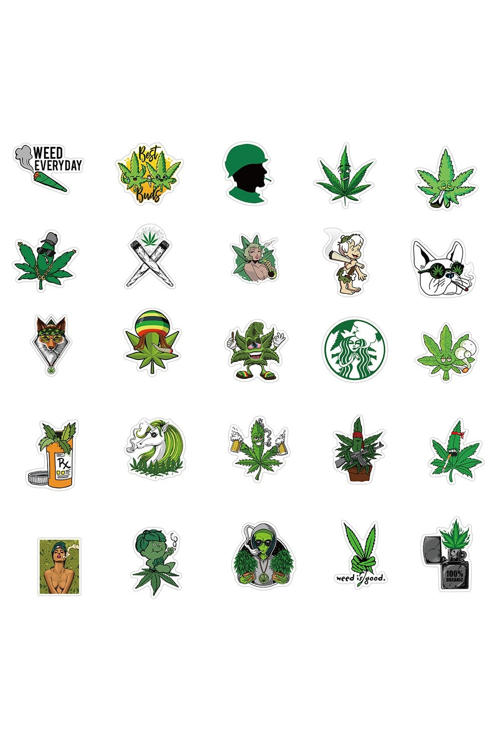 Lisslune | Trippy-leaves sticker