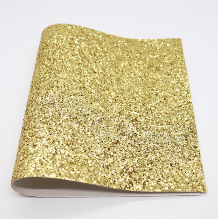 Lisslune | Glittery Synthetic Leather Craft Sheets for Creative DIY - 21CM x 29CM