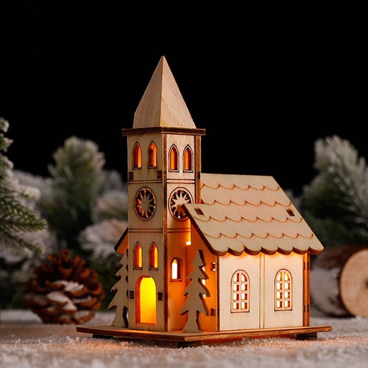 Lisslune | DIY Wooden Hanging House Decor Glowing Lamp