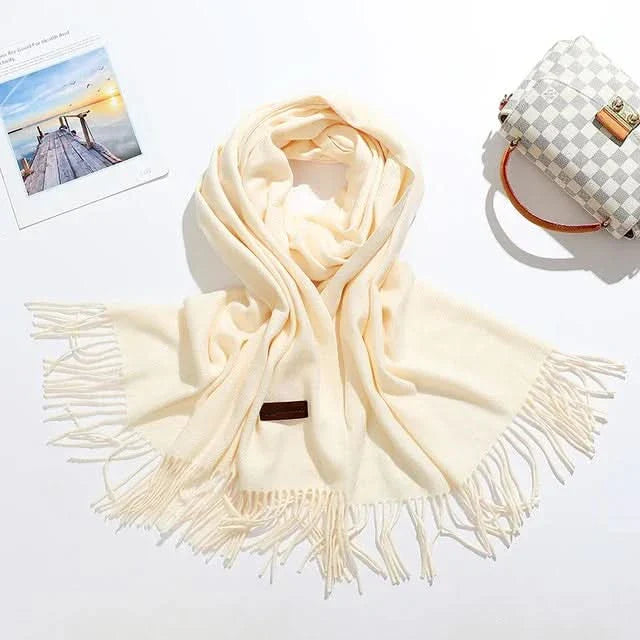 Lisslune | Women’s Cotton Winter Scarf – Soft, Warm, Elegant Style