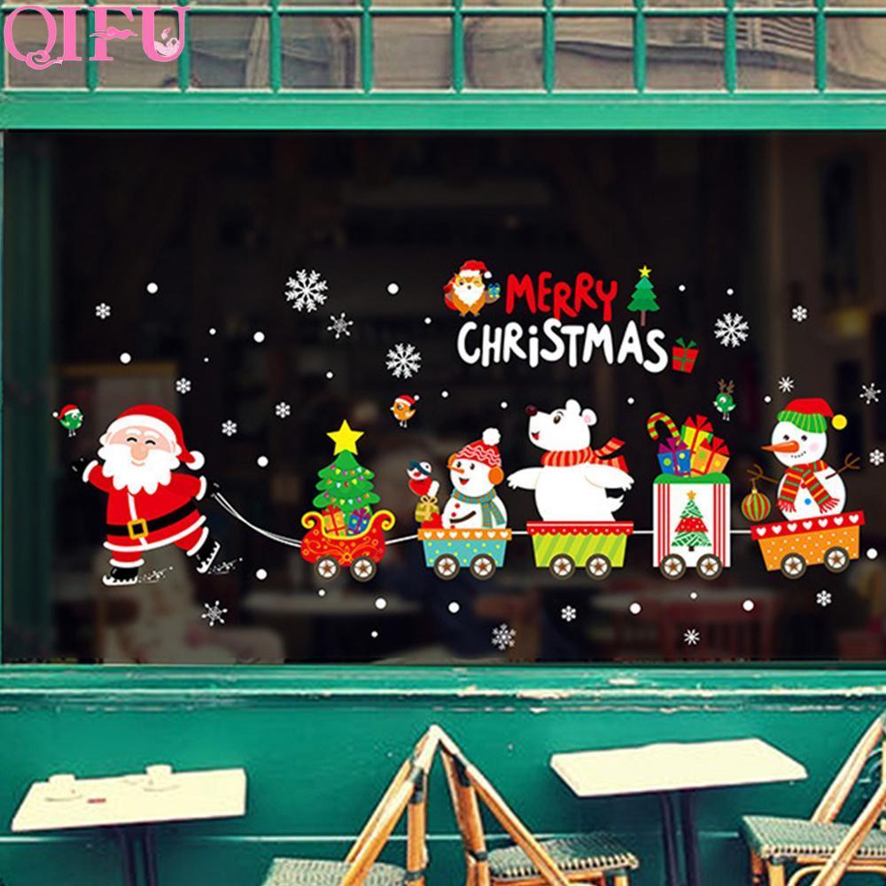 Lisslune | Festive Holiday Party Sticker Set: Christmas & New Year Wall and Window Decoration