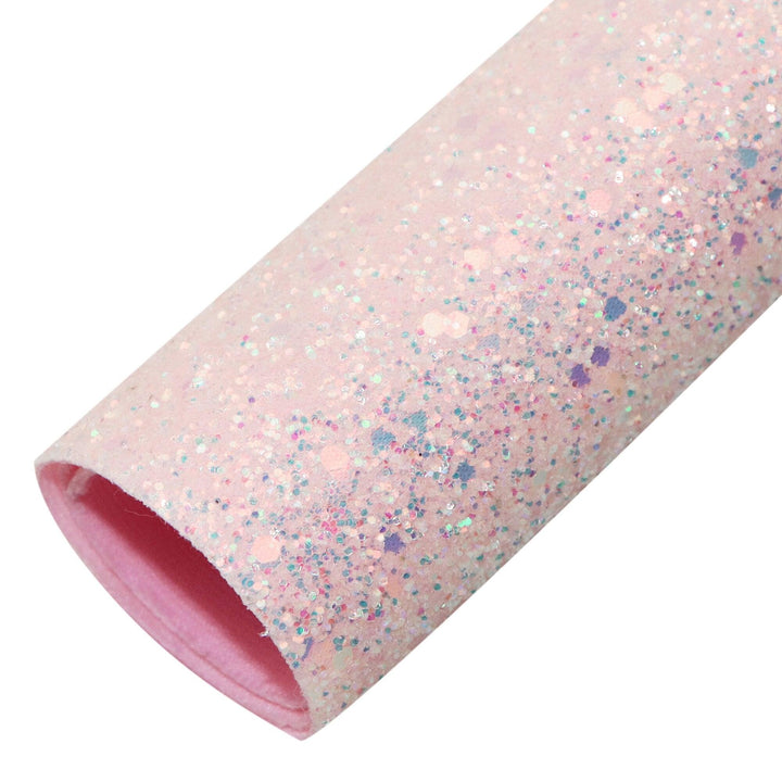 Lisslune | Shimmering Chunky Glitter Vinyl Craft Sheets - Ultimate Crafting Fun