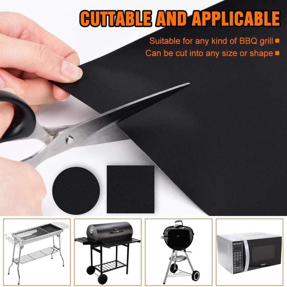 Lisslune | Ultimate Non-Stick Reusable BBQ Grill Mat for Healthier Outdoor Cooking