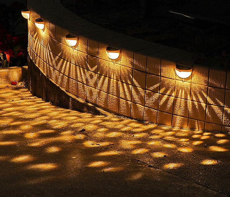 Lisslune | NoirRay – Solar Wall Lamp with Elegant Modern Glow