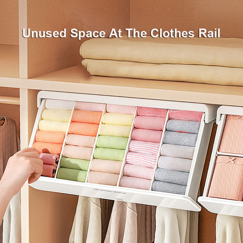 Lisslune | Closet Wise Self-Adhesive Space Saving Organizer Box