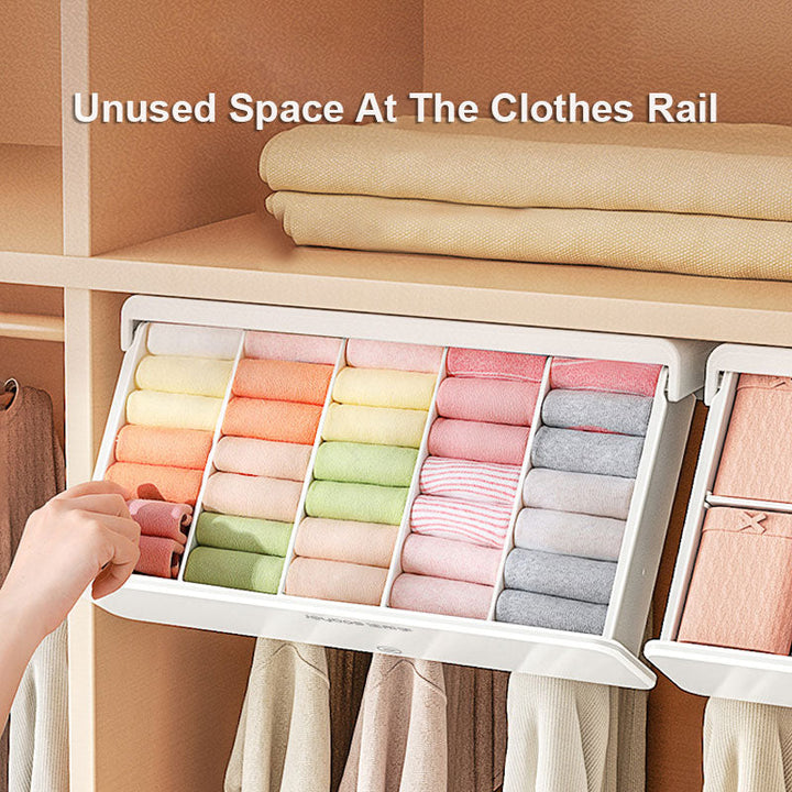 Lisslune | Closet Wise Self-Adhesive Space Saving Organizer Box