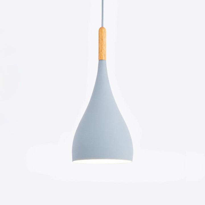 Lisslune | Talon - Modern Drop-Shaped Wooden Pendant Light Scandinavian Ceiling Light