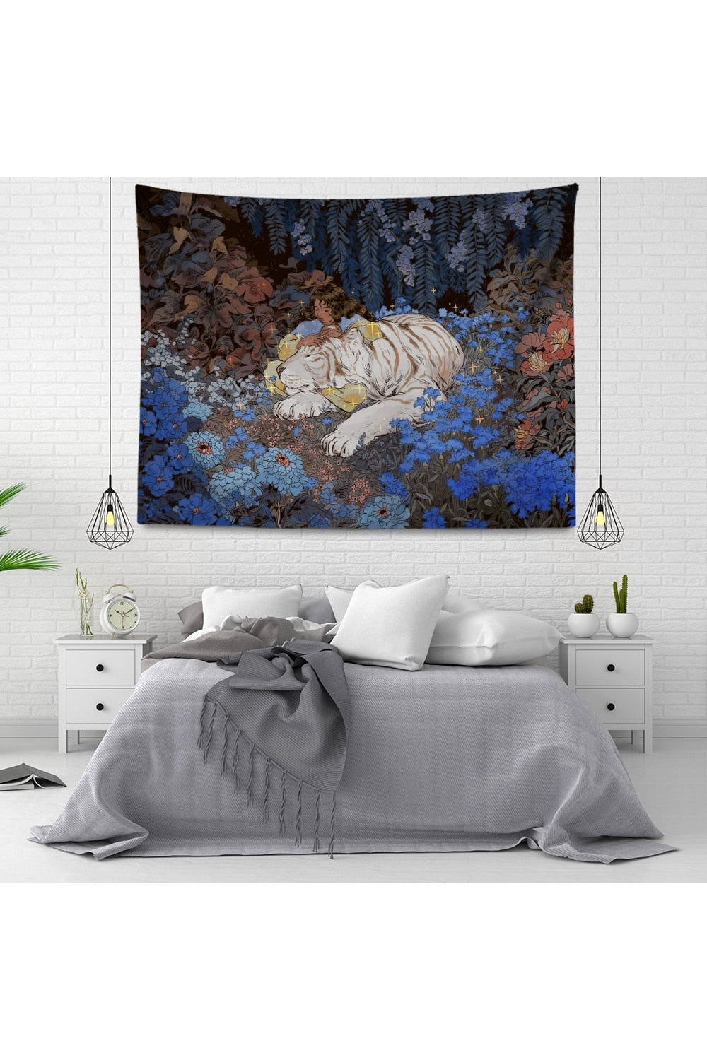 Lisslune | inspired velvet mandala wall tapestry
