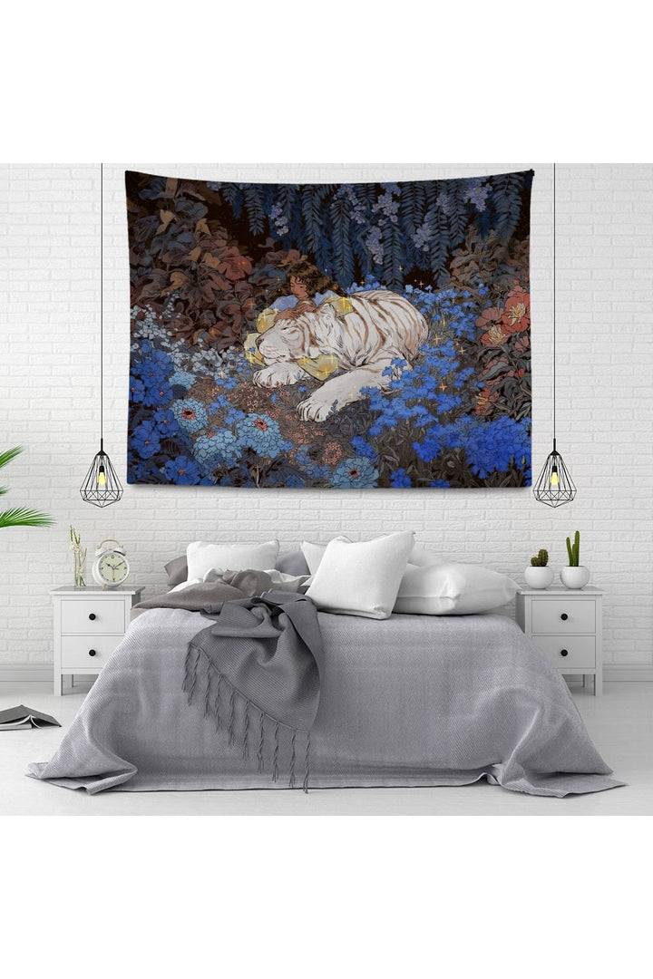 Lisslune | inspired velvet mandala wall tapestry