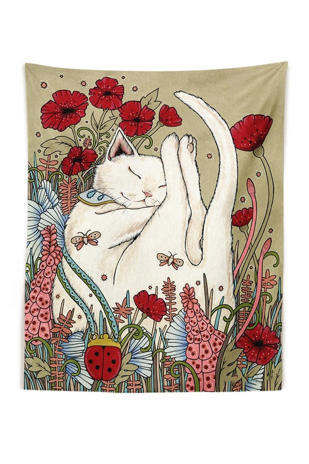 Lisslune | Cat-themed wall tapestry