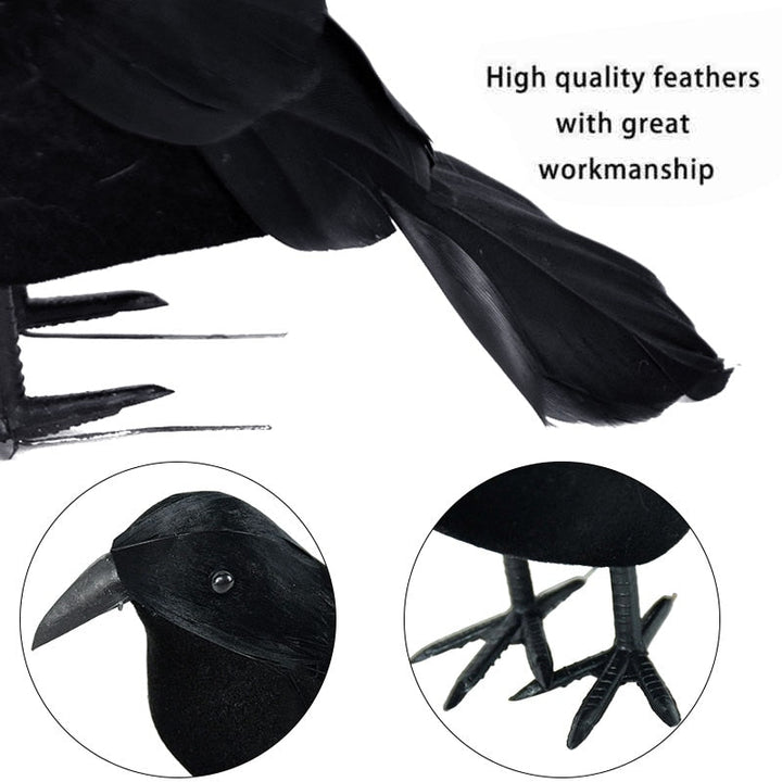 Lisslune | Black Crow Halloween Home Decor