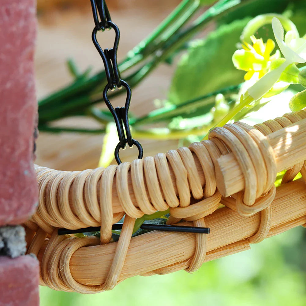 Lisslune | Stable Plant Hangers with Chains – Robust Suspension for Flower Pots and Garden Plants