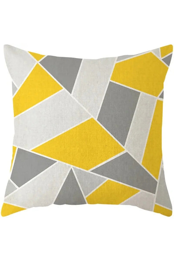 Lisslune | Yellow Deer Geometry Pillowcase