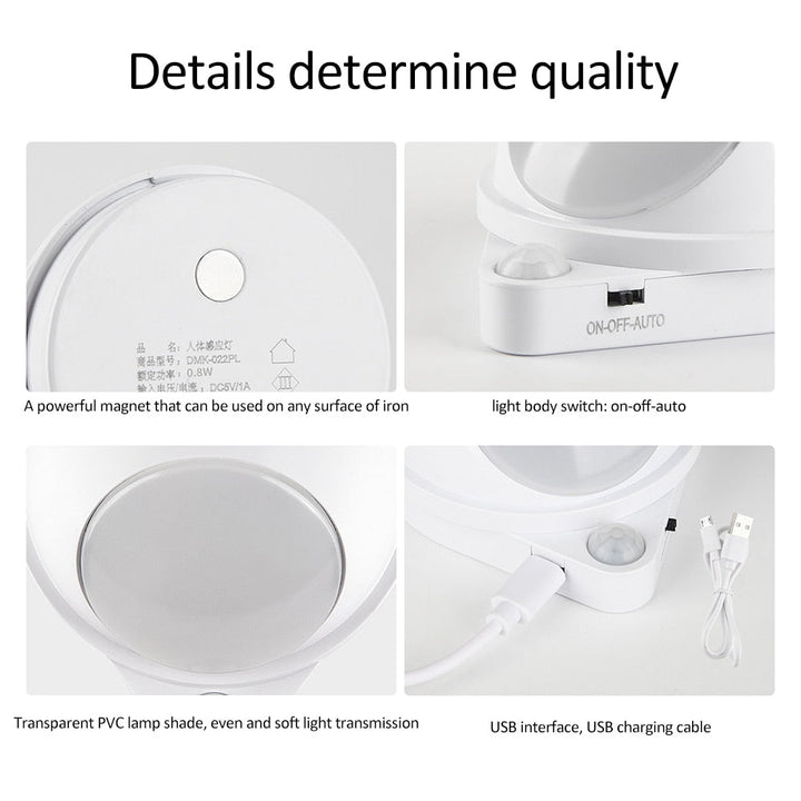 Lisslune | 360 Rotating Water Drop Magnetic Night Lamp