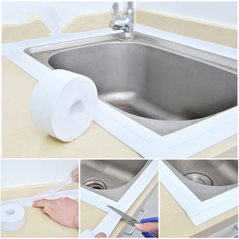 Lisslune | Waterproof Joint Adhesive Tape for Kitchens & Bathrooms