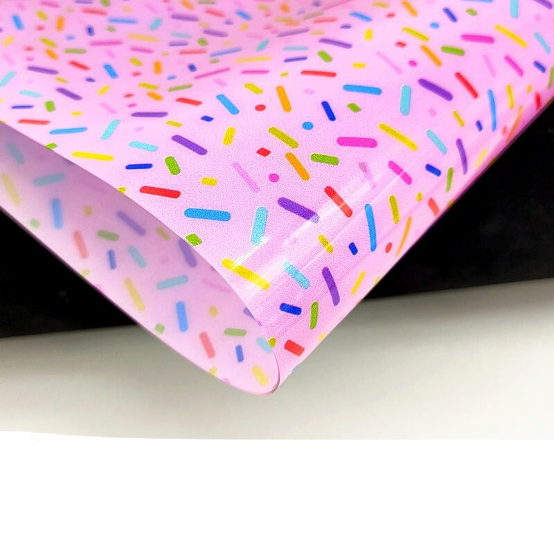 Lisslune | Extravagant Cartoonish Sprinkles A4 Waterproof Jelly Fabric