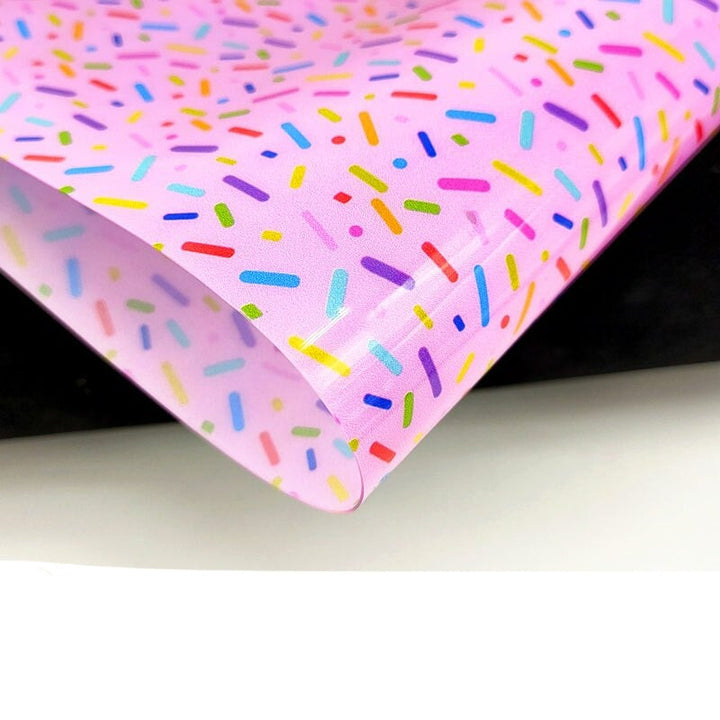 Lisslune | Extravagant Cartoonish Sprinkles A4 Waterproof Jelly Fabric