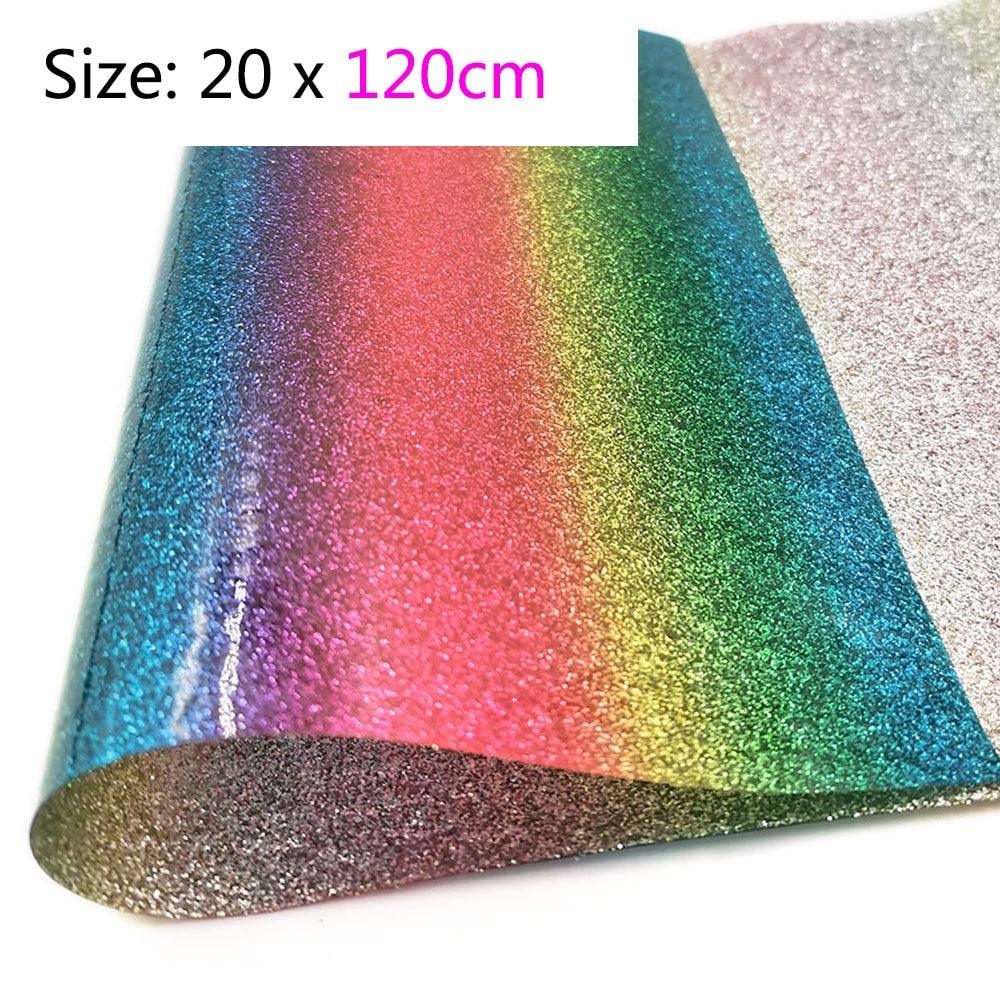 Lisslune | Radiant Iridescent Sparkle Glitter Fabric: High-Quality Material for Creative Masterpieces