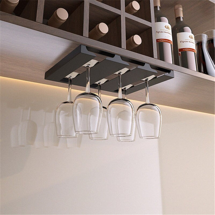 Lisslune | Under Cabinet Glass Organizer Rack