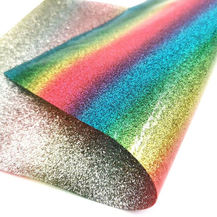 Lisslune | Radiant Iridescent Sparkle Glitter Fabric: High-Quality Material for Creative Masterpieces
