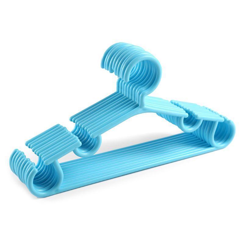 Lisslune | 10-Pack Compact Travel Hangers for Kids for Efficient Closet Organization