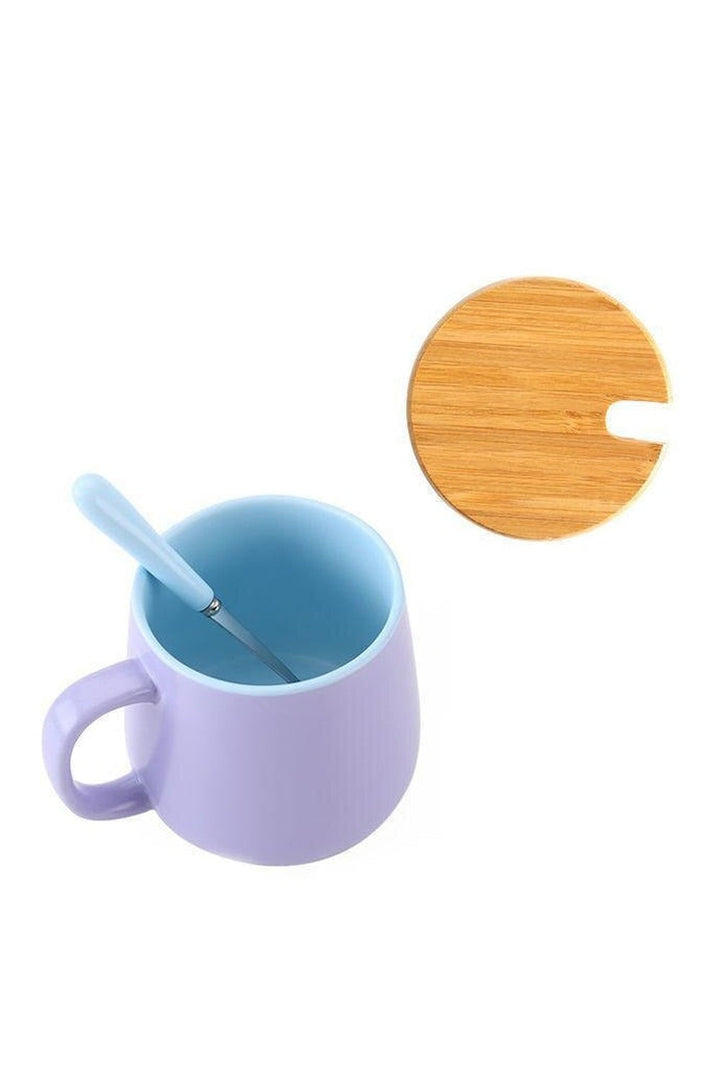 Lisslune | Ceramic mug with lid