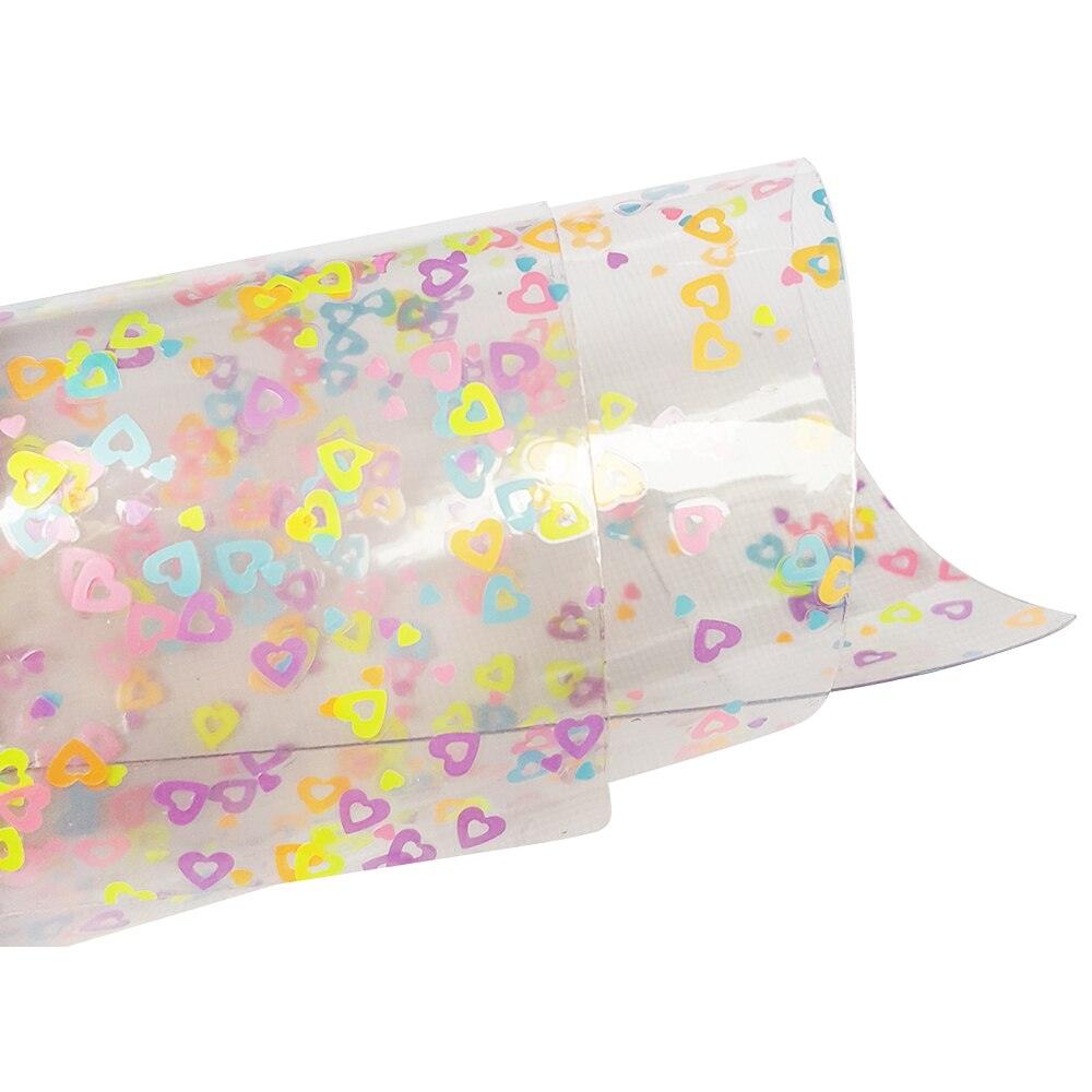 Lisslune | Shiny star and heart PVC craft sheets for artistic creations