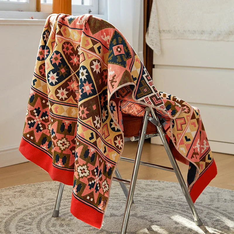 Lisslune | Paisley Print Blanket