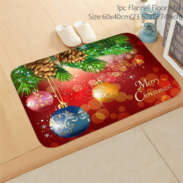 Lisslune | Cheerful Holiday Doormat for a Cheerful Welcome