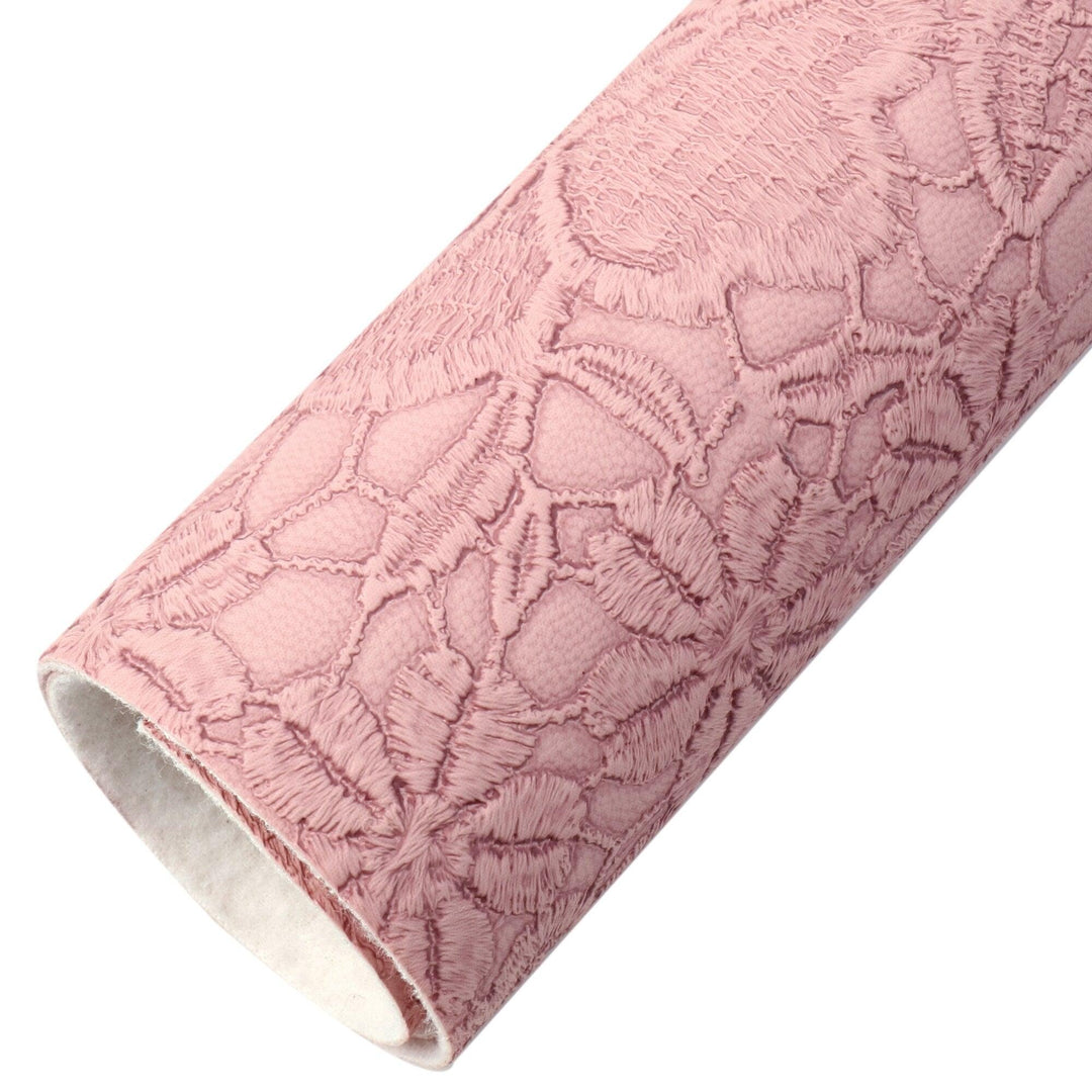 Lisslune | Chic Bloom: Premium Synthetic Leather Craft Sheets for Creative Expression