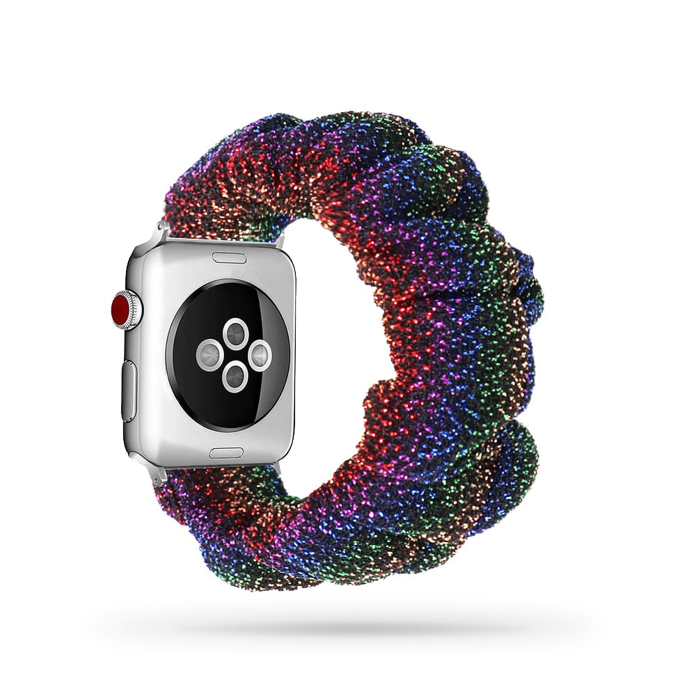 Lisslune | ELASTIC Apple Watch BAND IN HAIR TIE STYLE
