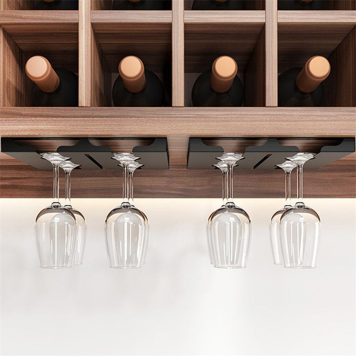 Lisslune | Under Cabinet Glass Organizer Rack